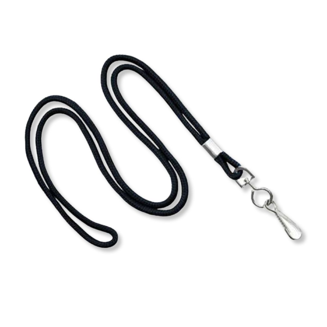 Cord Lanyards with Ferrule and Swivel Clip